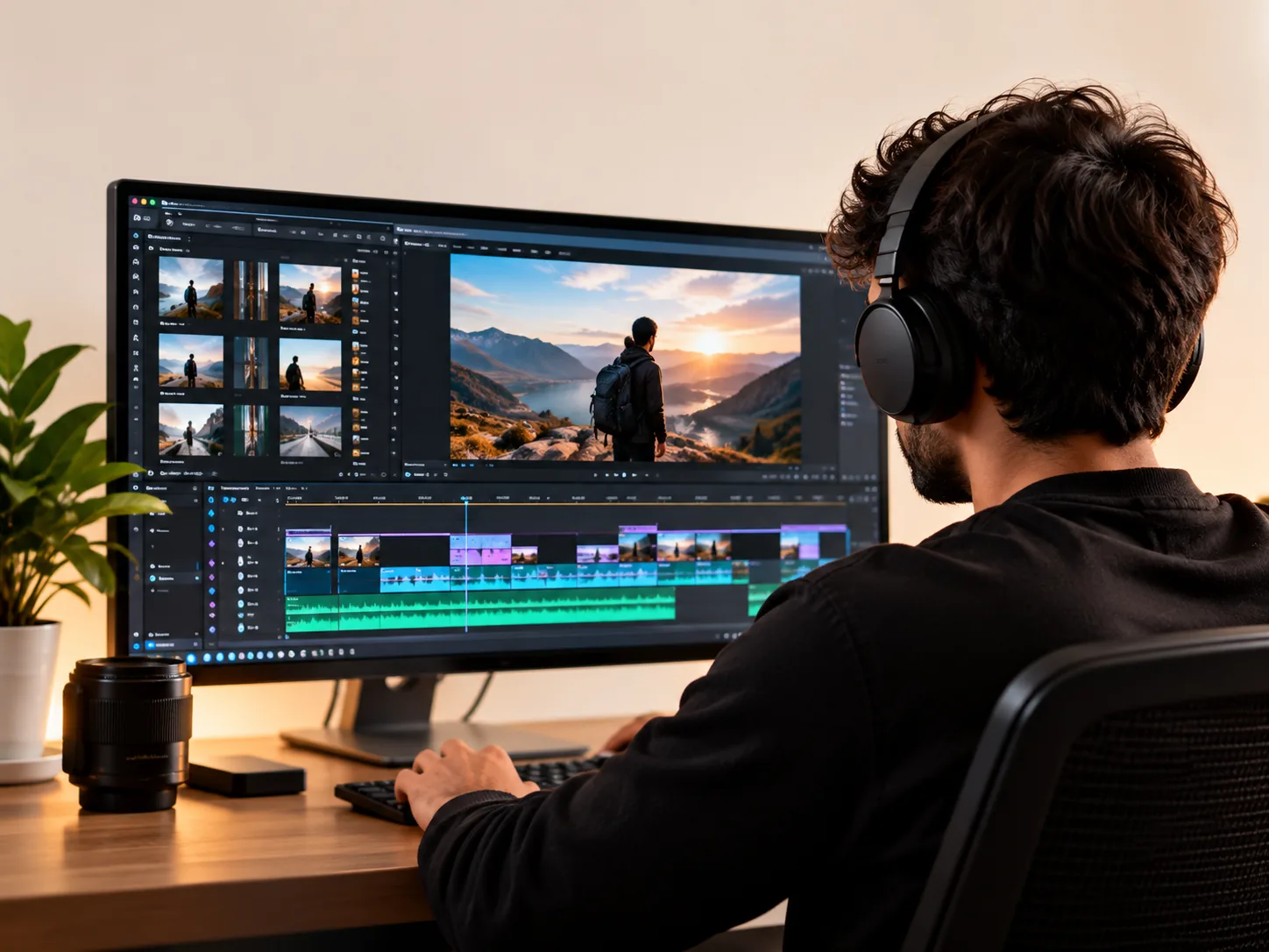 AI Video Generation and Editing course workspace at Creative Fox Studio